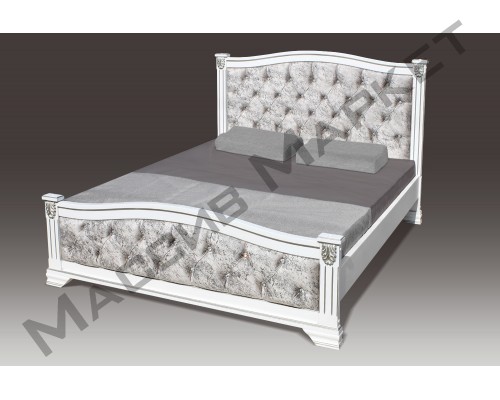 Кровать Азалия с каретной стяжкой